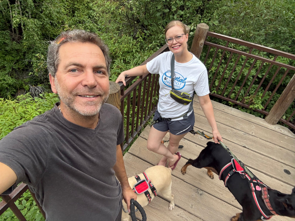 Spending time in Spearfish Canyon with our doggos <3